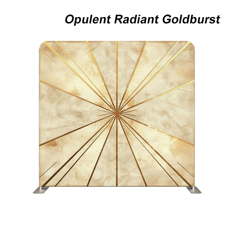 Pillow Cover Backdrop (Opulent Radiant Goldburst)
