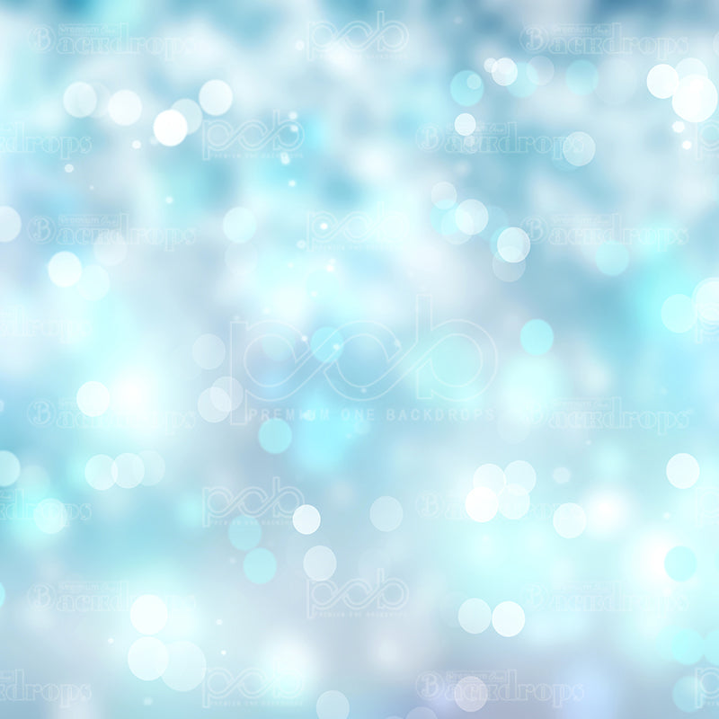 Pillow Cover Backdrop (Pastel Aqua Bokeh)