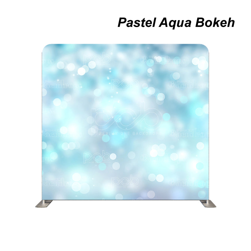 Pillow Cover Backdrop (Pastel Aqua Bokeh)