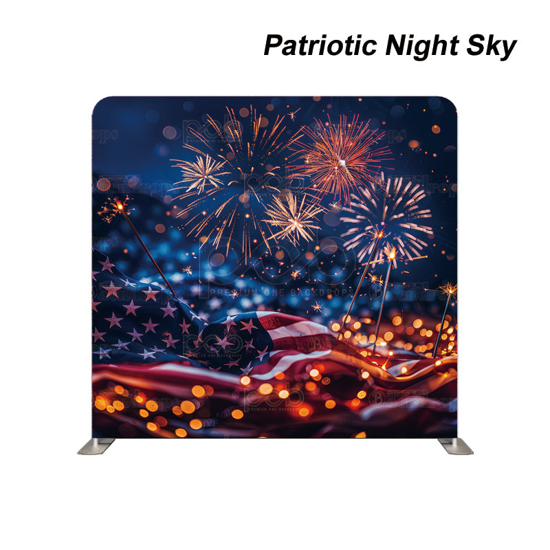 Pillow Cover Backdrop (Patriotic Night Sky)