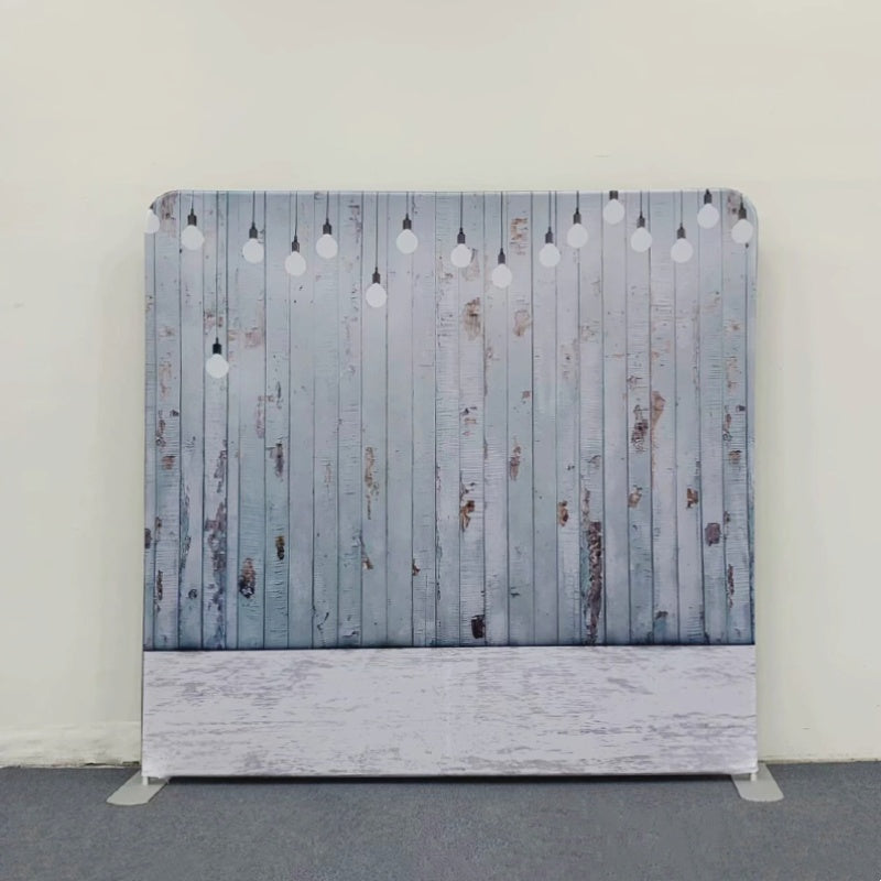 Pillow Cover Backdrop (RUSTIC BARN LIGHTS)