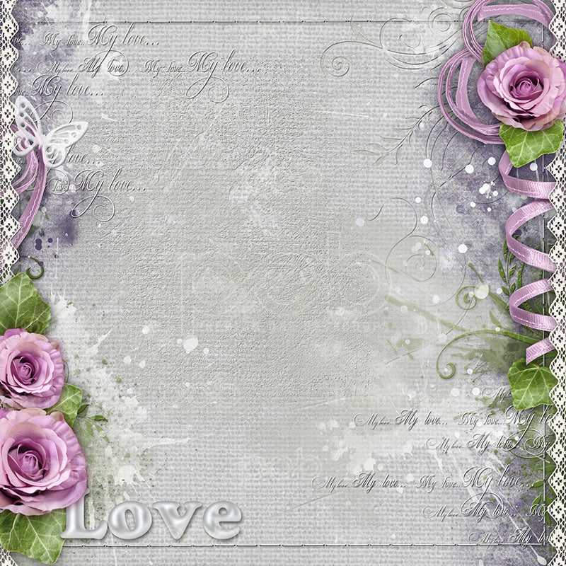 premium one pillowcover backdrops-Pleasent Love