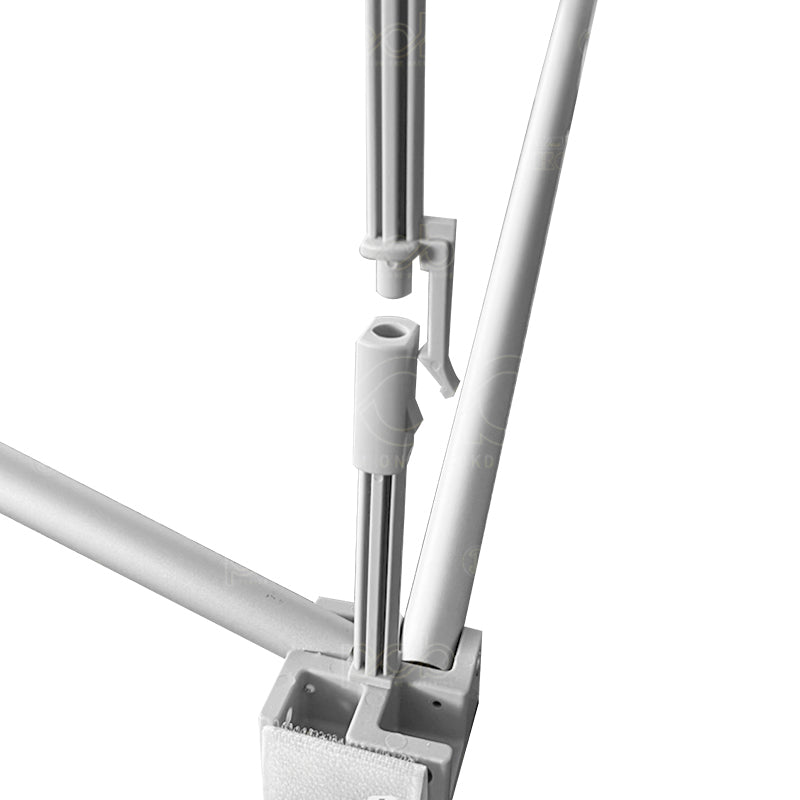 Step and Repeat Straight Fabric Pop Up Display With Sides