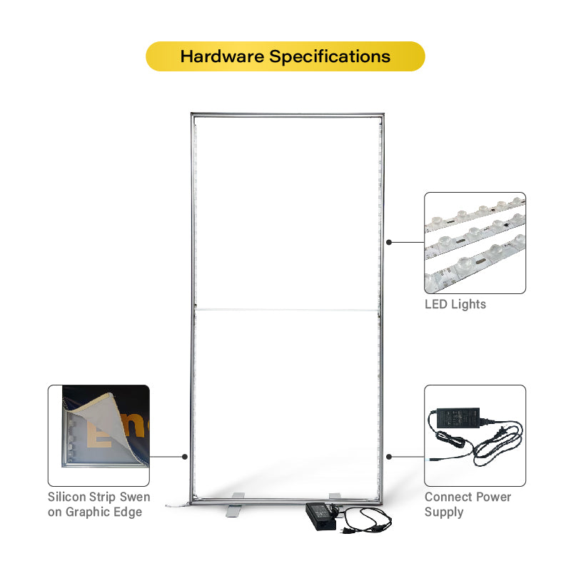 Backlit SEG Fabric Display Frame