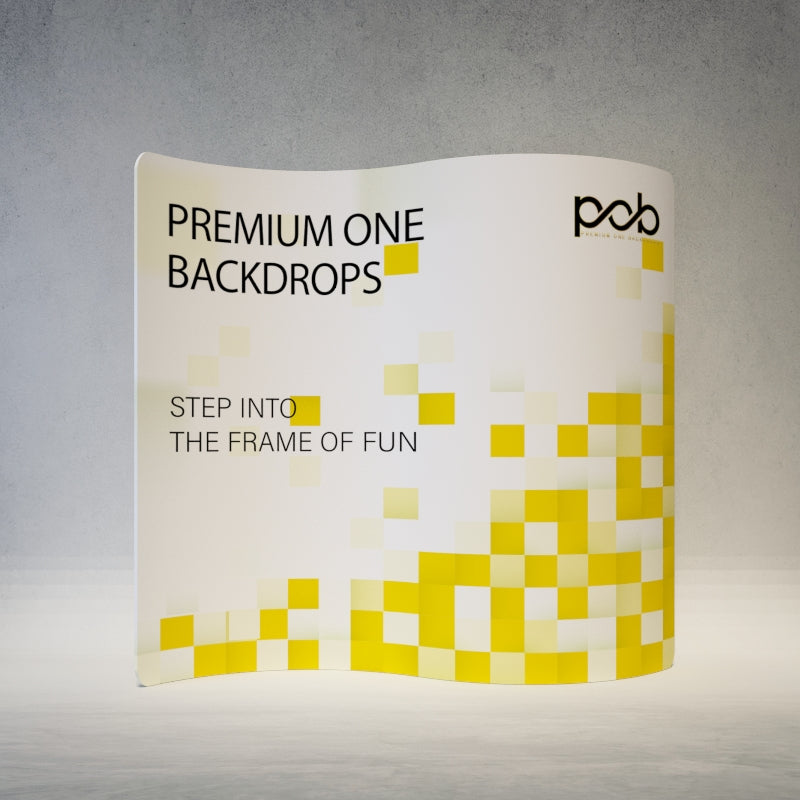Trade Show Display-S Shape Tension Fabric Backdrop