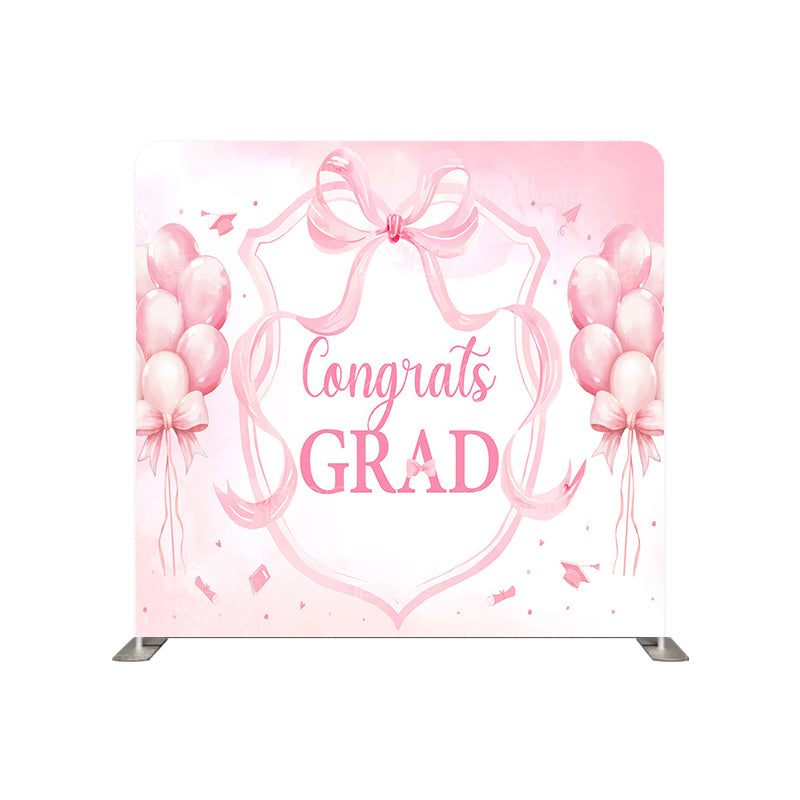 Pillow Cover Backdrop (Ribbon & Balloon Grad)