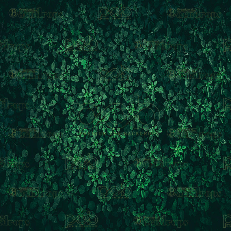 premium one pillowcover backdrops-Rich Greenery