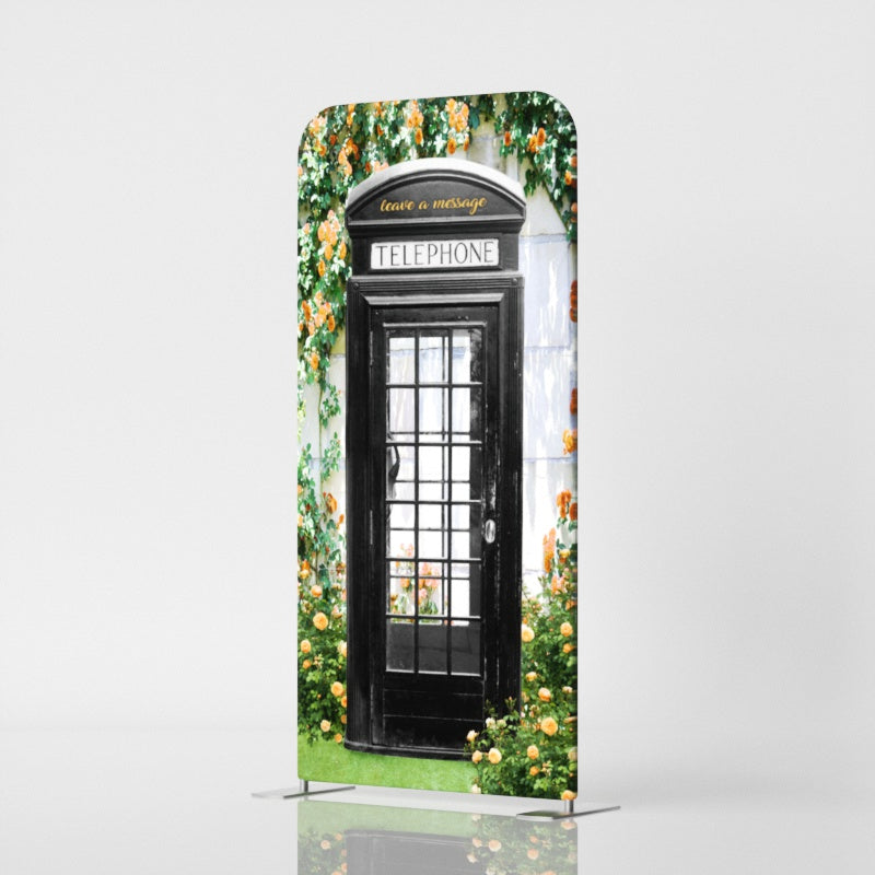 Romantic Spring Black Telephone Booth