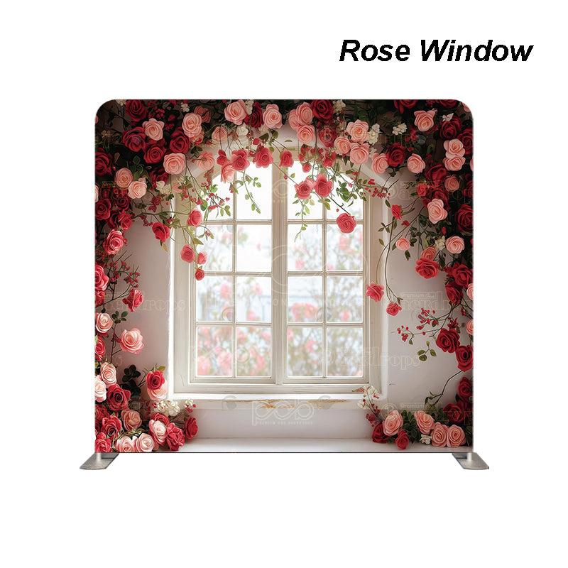 premium one pillowcover backdrops-Rose Window