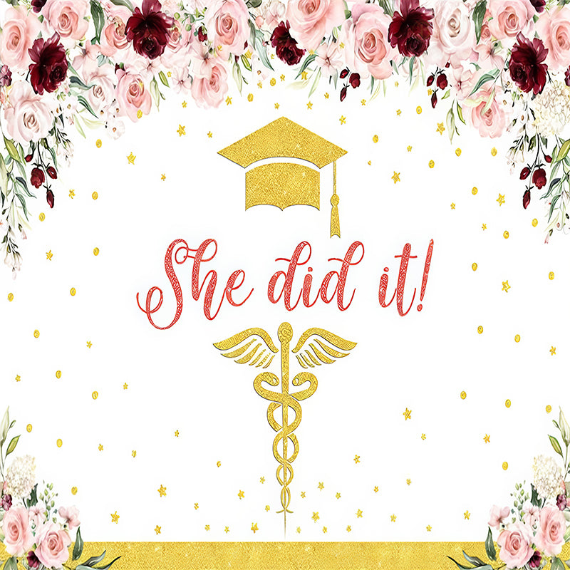 premium one pillowcover backdrops-She Did It