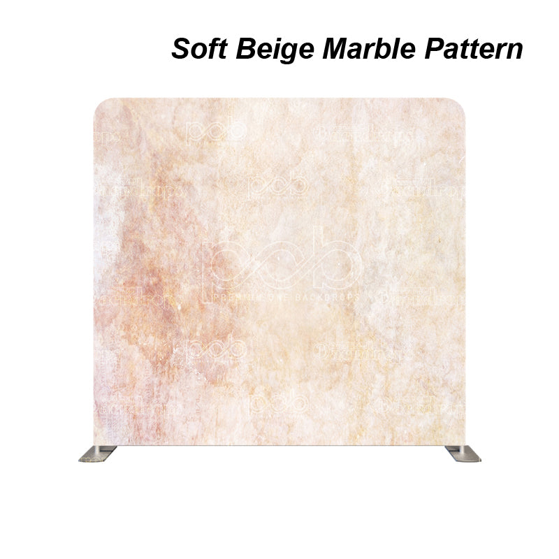 premium one pillowcover backdrops-Soft Beige Marble Pattern