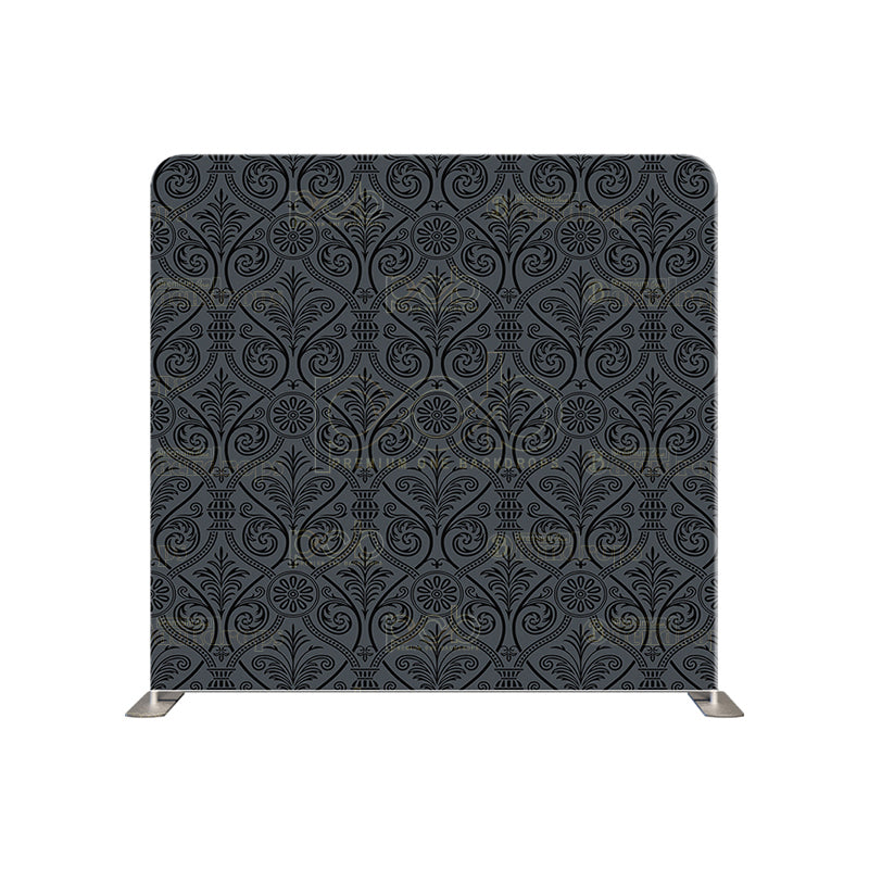 premium one pillow cover backdrops-Spiral Demask