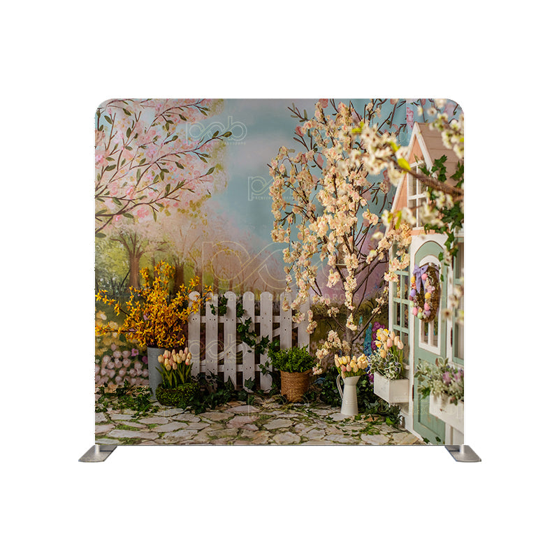 Pillow Cover Backdrop (Spring Garden Spot)