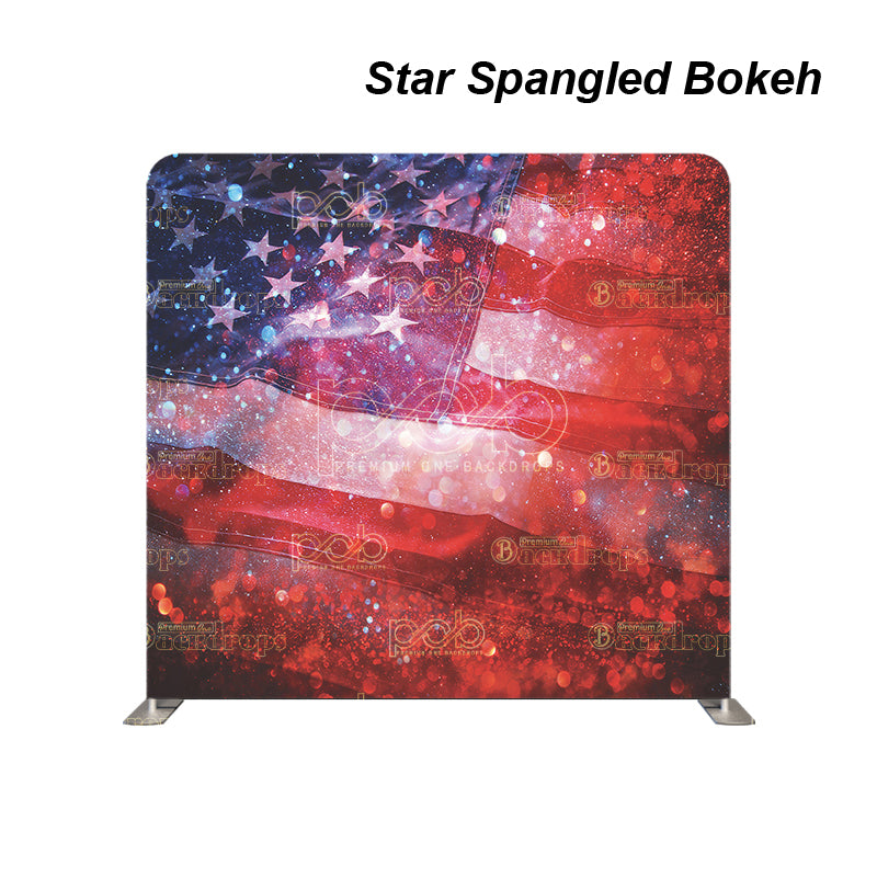 premium one pillowcover backdrops-Star Spangled Bokeh