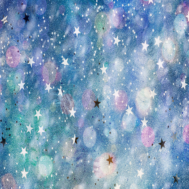 Pillow Cover Backdrop (Starry Sky Watercolor)
