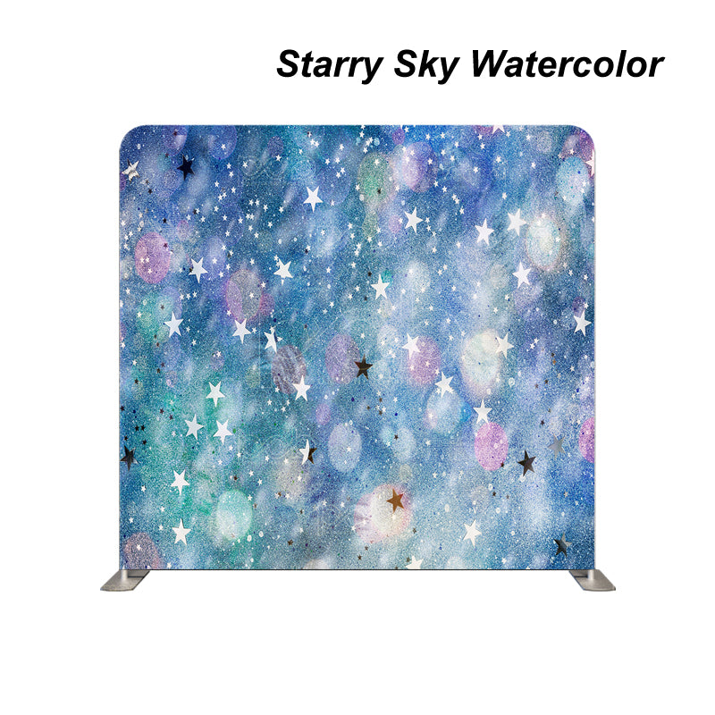 Pillow Cover Backdrop (Starry Sky Watercolor)