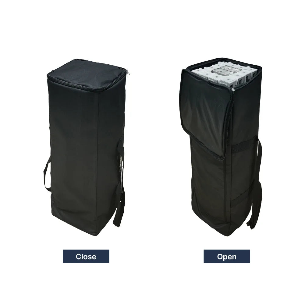Carrying bag for straight fabric pop up display storage and transport