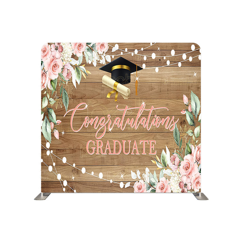 Pillow Cover Backdrop (String Lights Grad Joy)