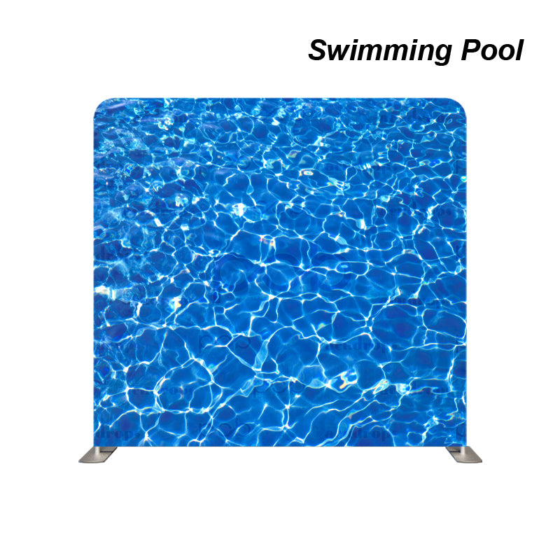 premium one pillowcover backdrops-Swimming Pool