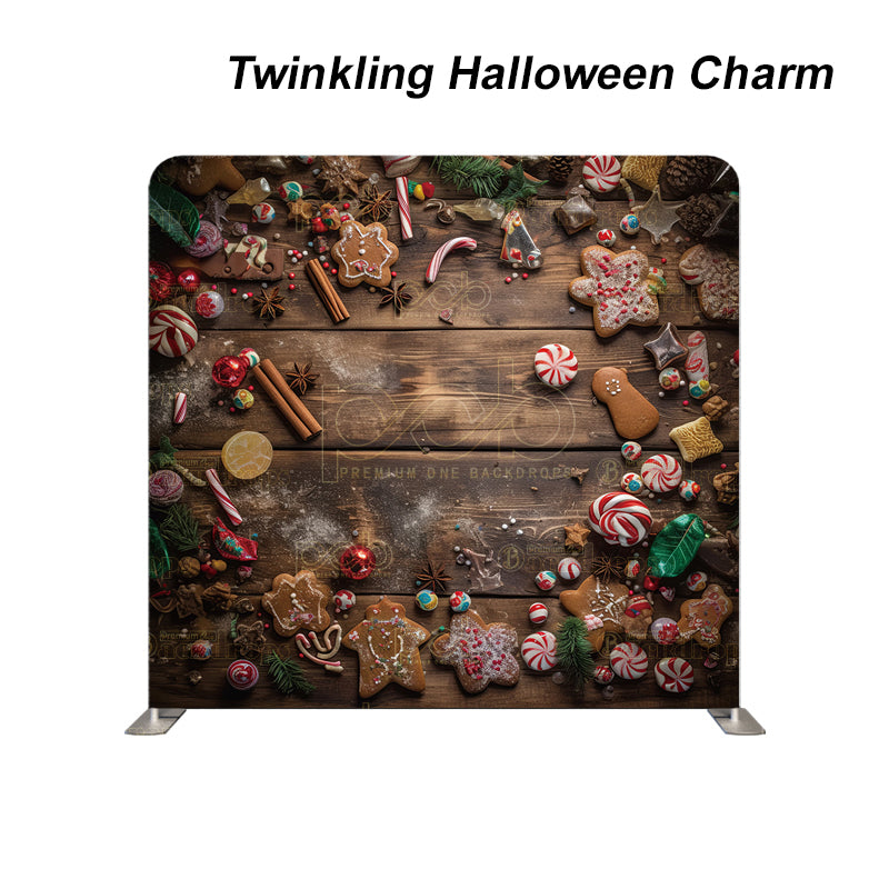 Pillow Cover Backdrop (Twinkling Halloween Charm)