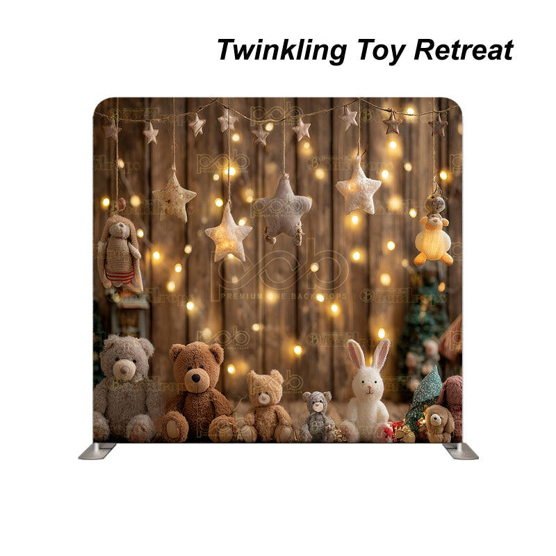 Pillow Cover Backdrop (Twinkling Toy Retreat)