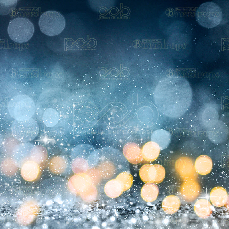 Pillow Cover Backdrop (Twinkling Winter Night)