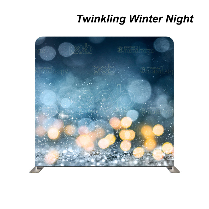 Pillow Cover Backdrop (Twinkling Winter Night)