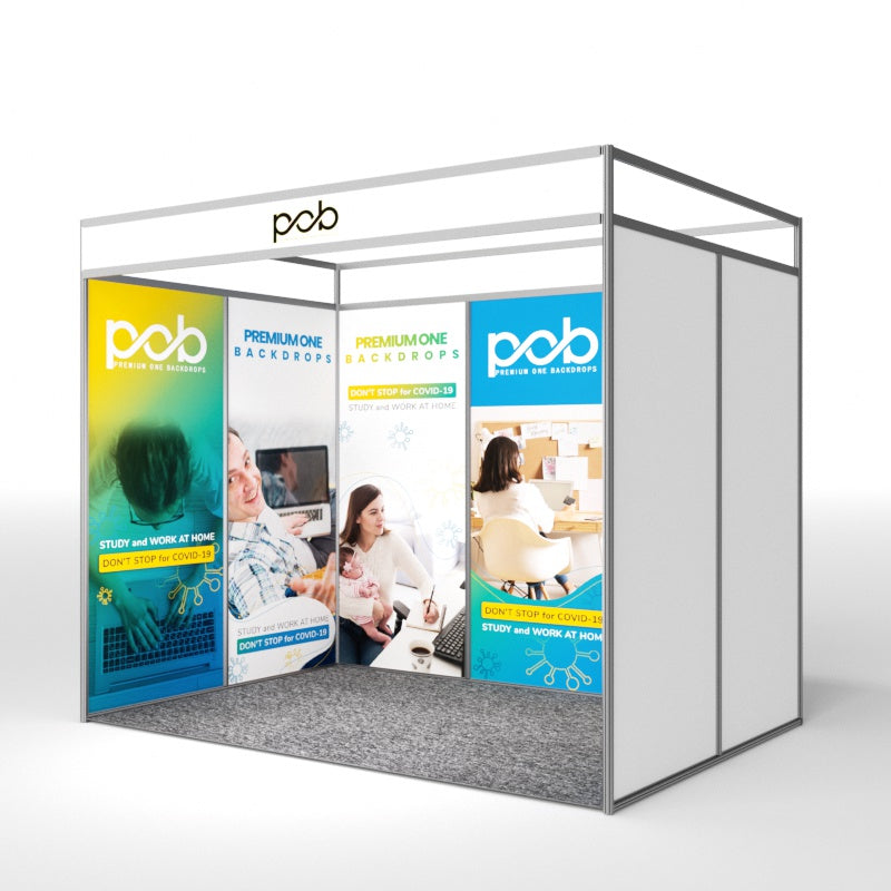Shell Scheme Exhibition Graphics for 10ft Wide x 6.5ft Depth Booth
