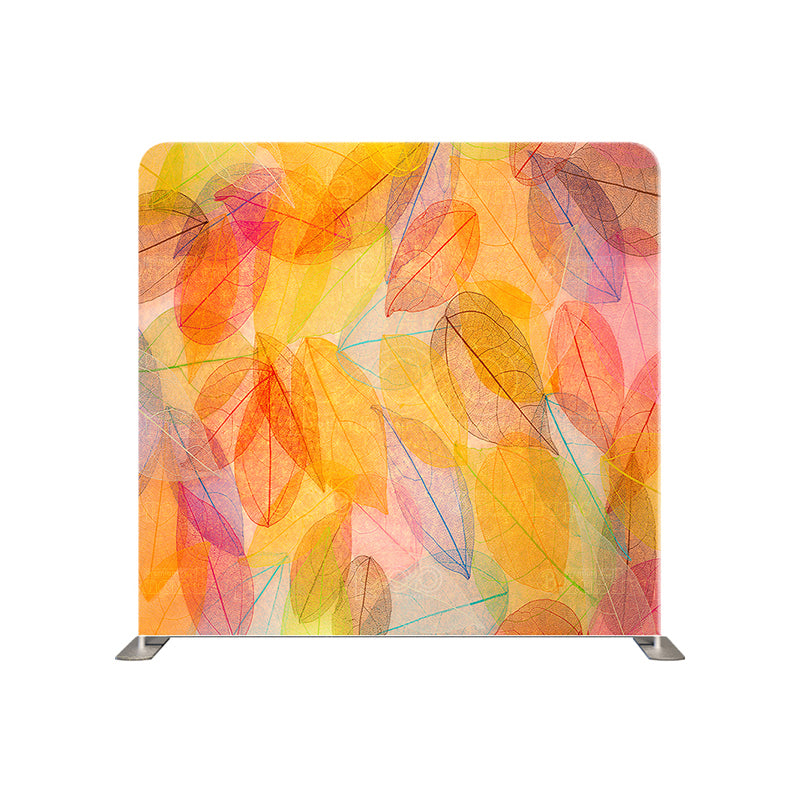 premium one pillow cover backdrops-Vibrant Color Leaves