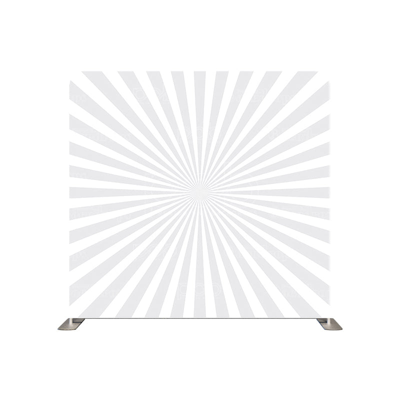 premium one pillow cover backdrops-White Rays