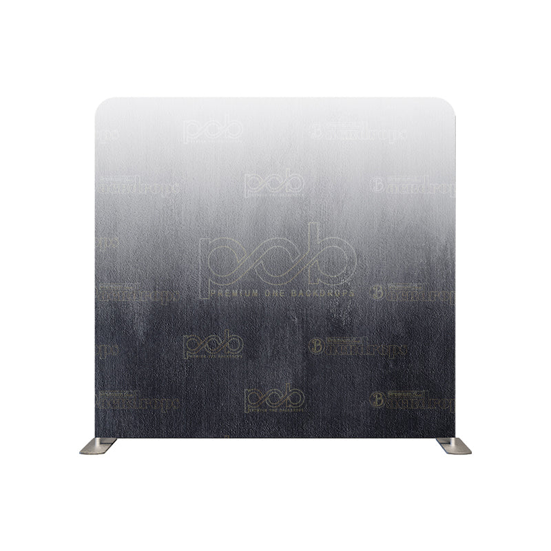 premium one pillowcover backdrops-White to Black Gradient