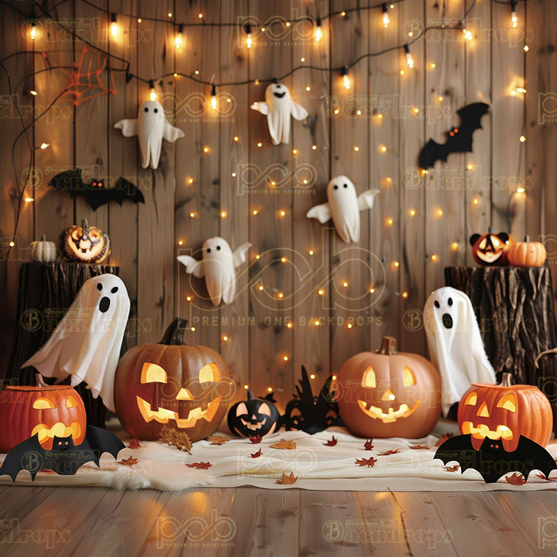 Pillow Cover Backdrop (Woodland Ghostly Gathering)