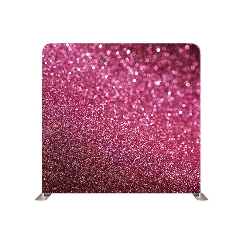 premium one pillowcover backdrops-fuchsia glitter grit