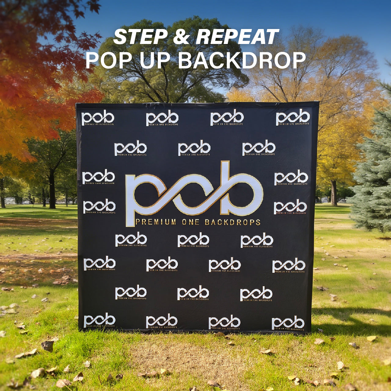 pob backdrops-step and repeat-pop up display