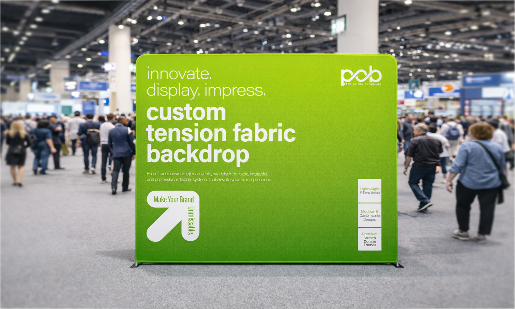 Why Tension Fabric Displays Are Dominating Trade Shows