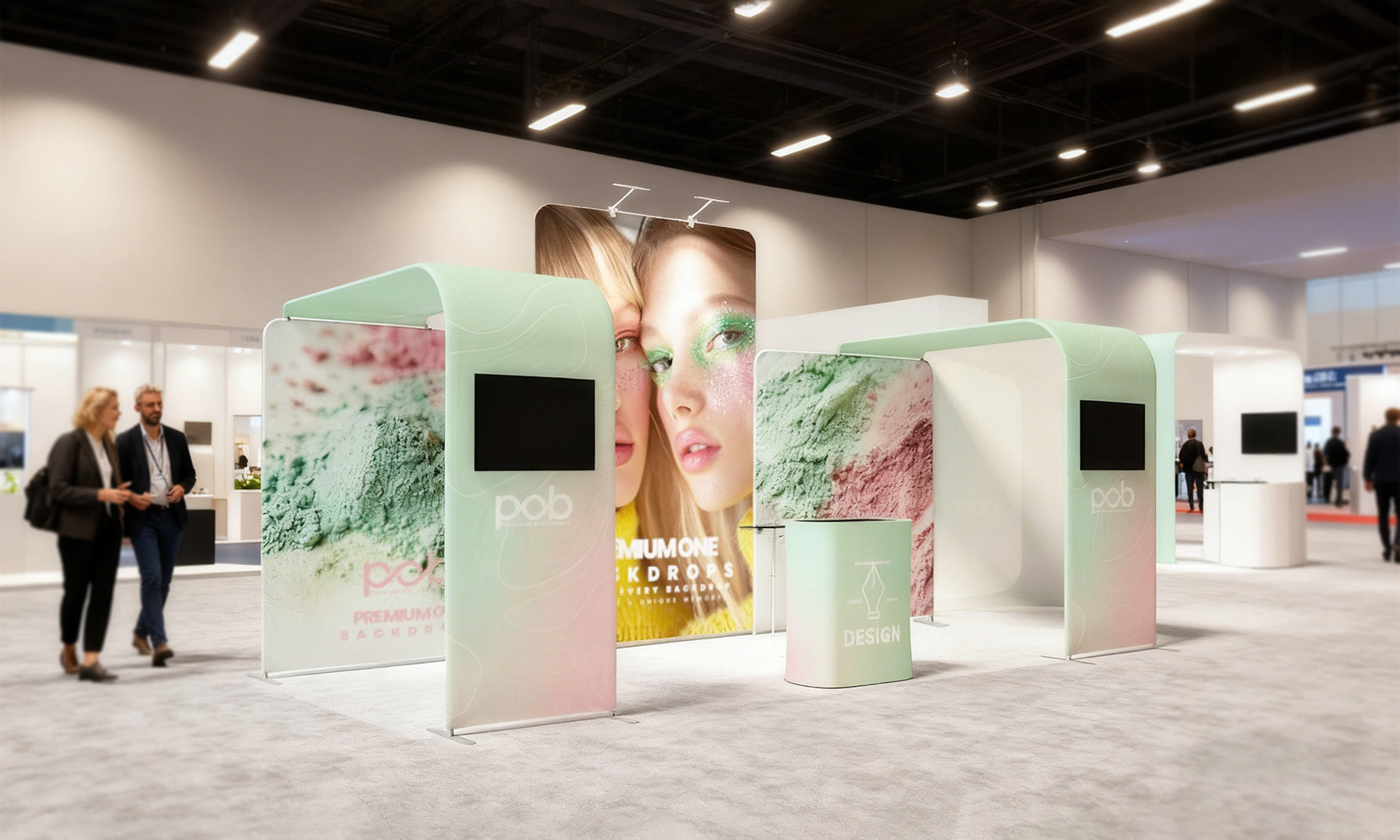 Are custom trade show kits worth it compared to generic display sets?