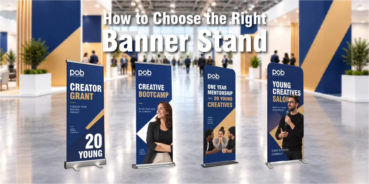 How to Choose the Right Banner Stand for Trade Shows, Events and Retail Spaces