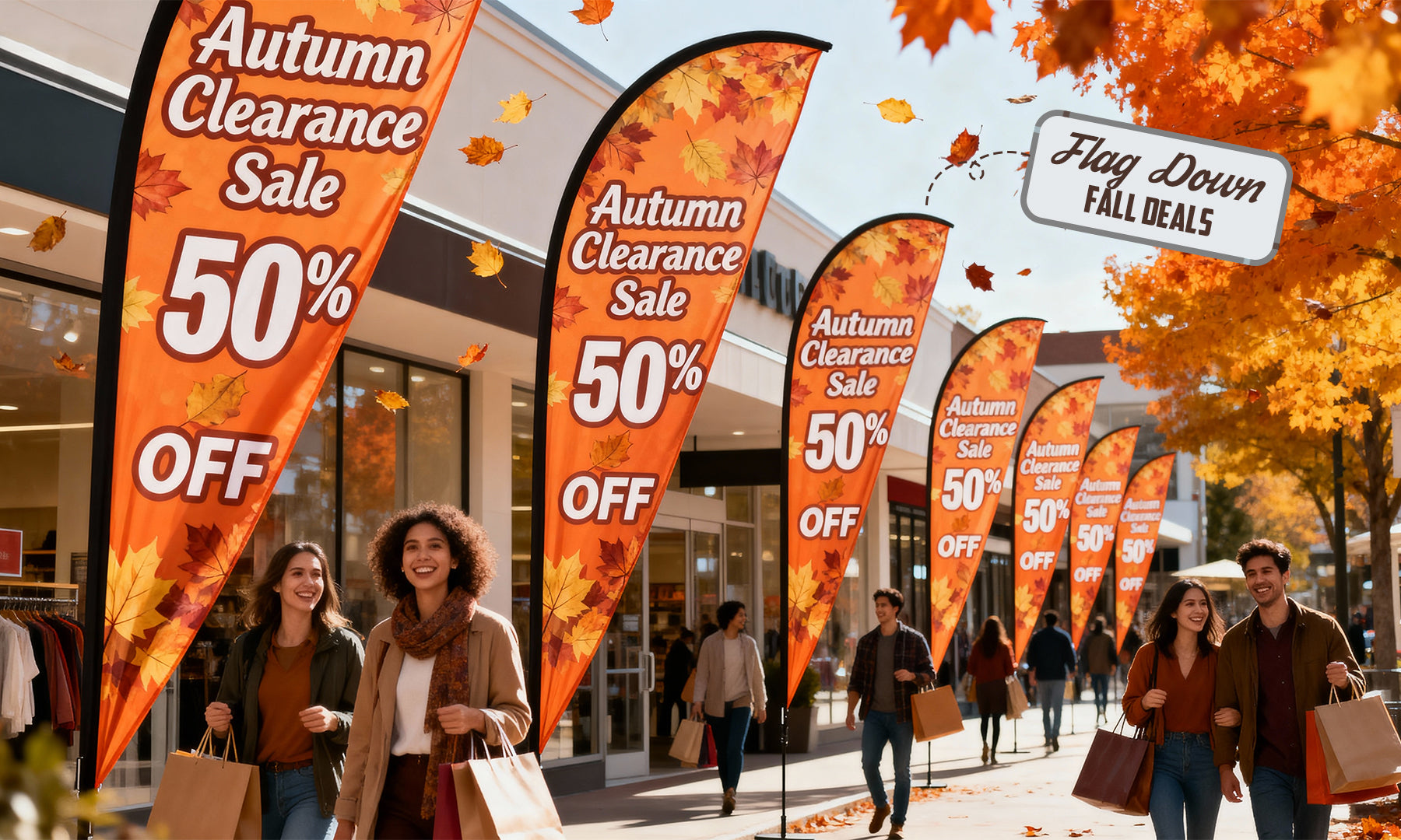 Essential Tips to Plan & Promote Autumn Clearance with Flags