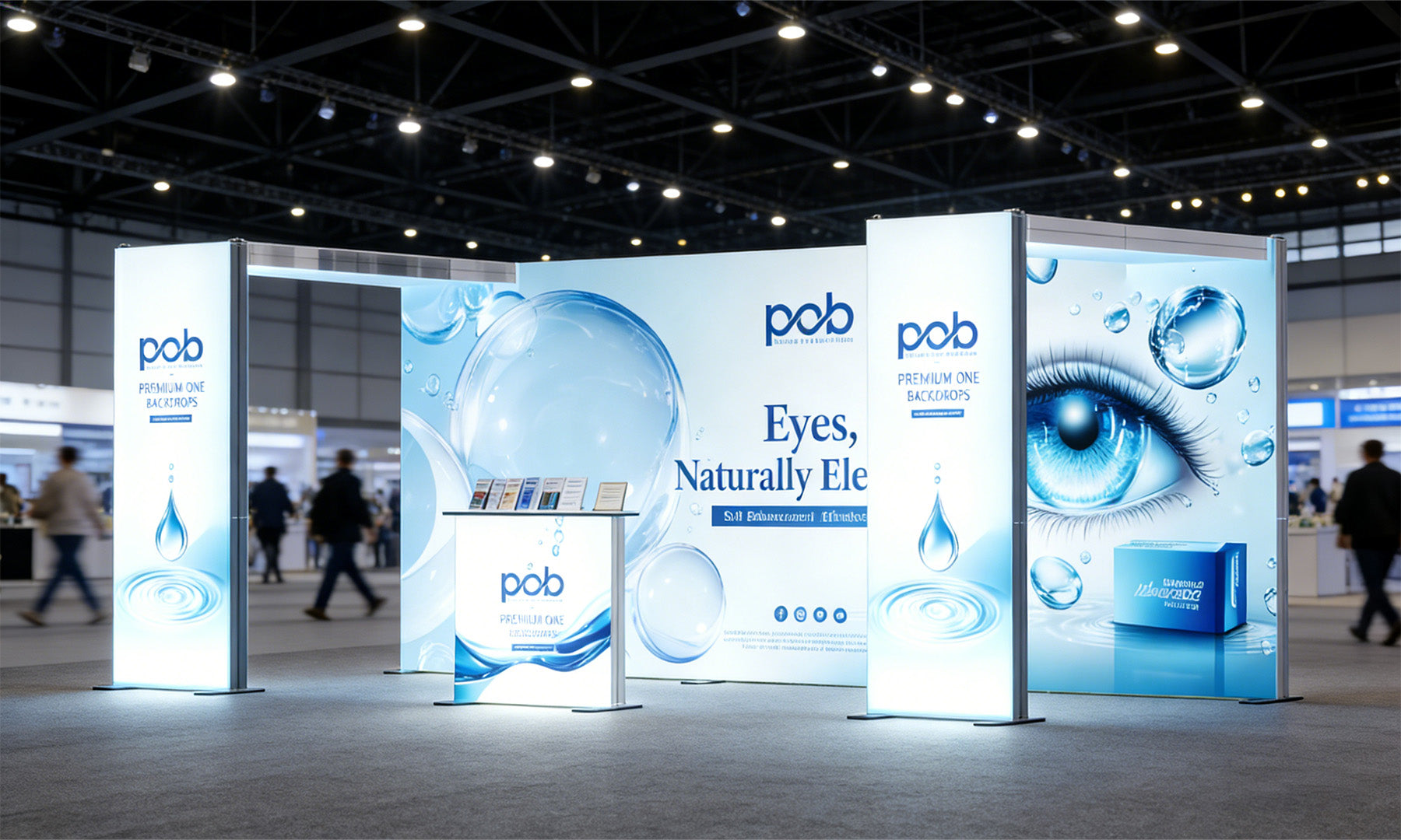 Why Backlit Trade Show Displays Attract More Attention at Busy Exhibitions