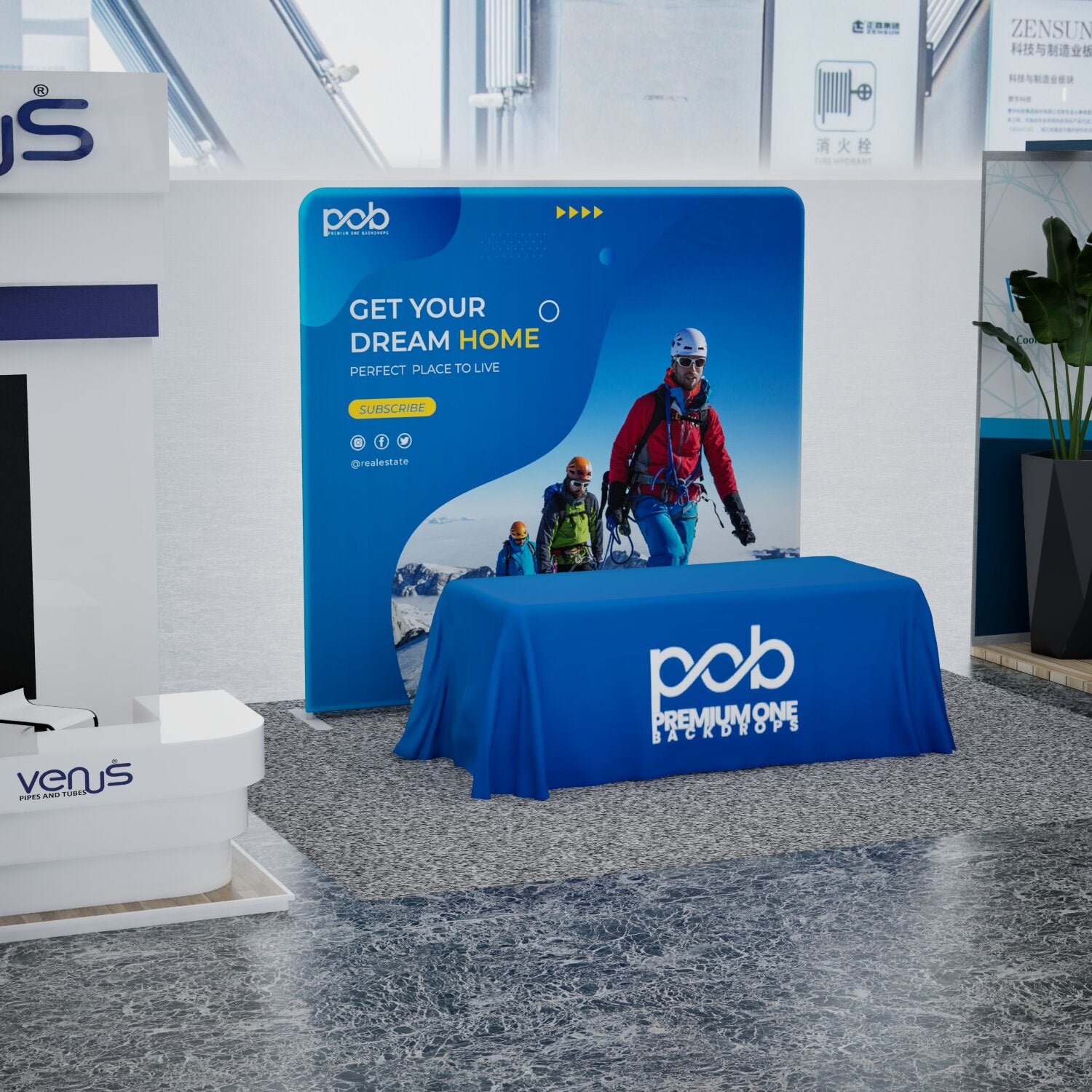 premium one backdrops-10ft booth 41-4