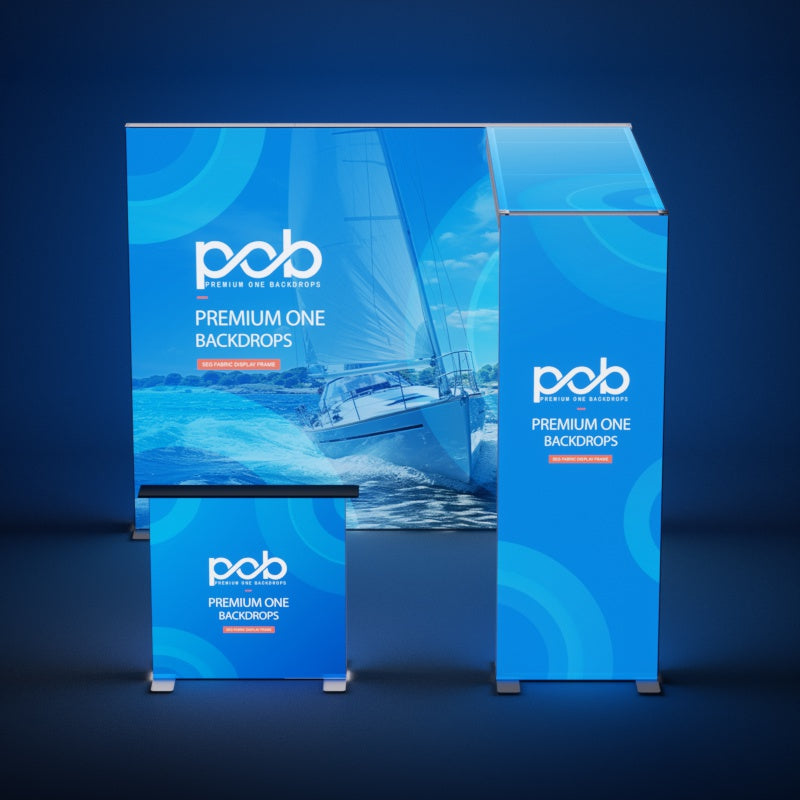 10x10 FT Light Box Exhibition Booth 1