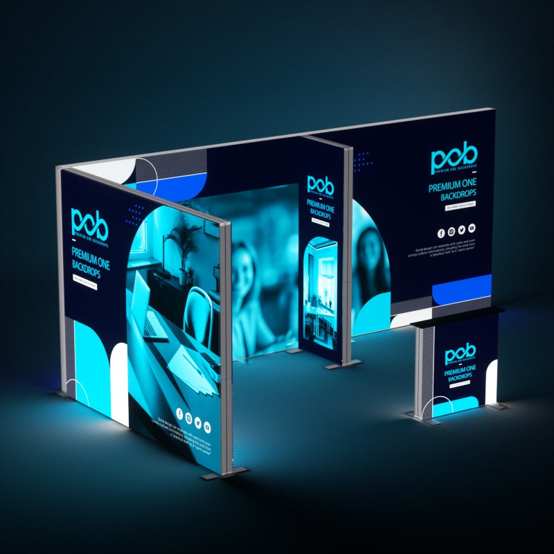 20x10 FT Light Box Exhibition Booth 2