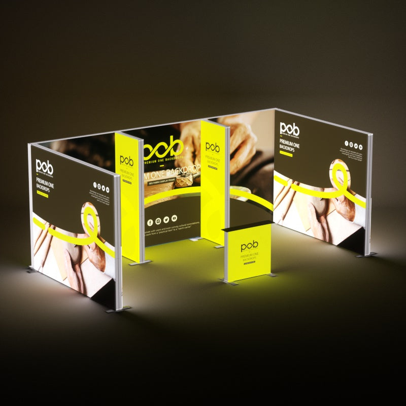 20x10 FT Light Box Exhibition Booth 4