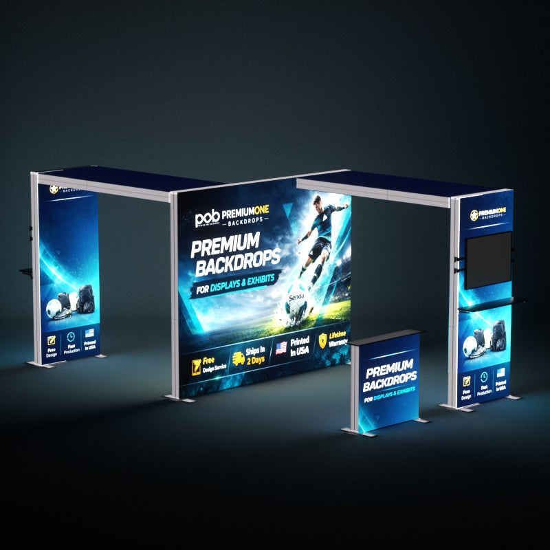 20x20 FT Light Box Exhibition Booth 6