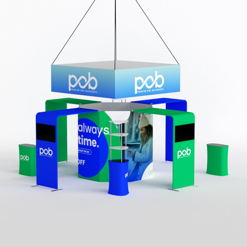 20 x 20 Ft Trade Show Booth-Model 1