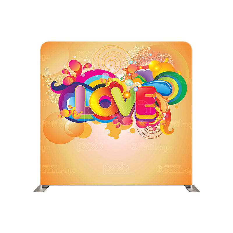 premium one pillowcover backdrops-ABSTRACT LOVE