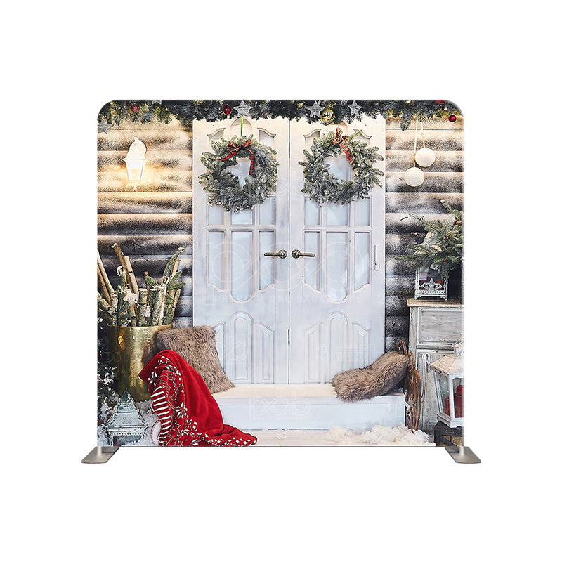 premium one pillowcover backdrops-Christmas In The Country