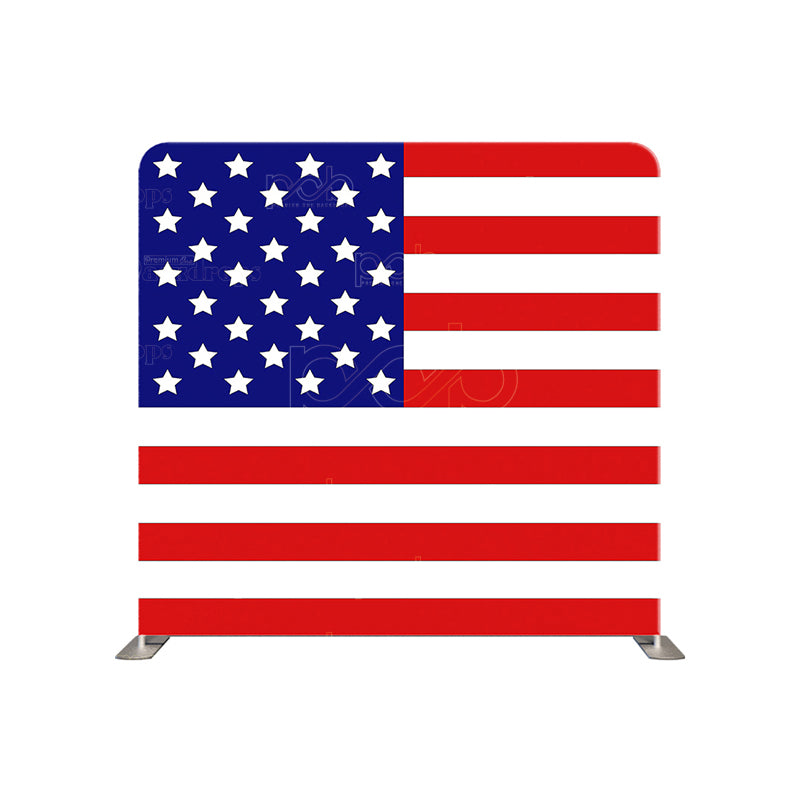 premium one pillowcover backdrops-American Flag