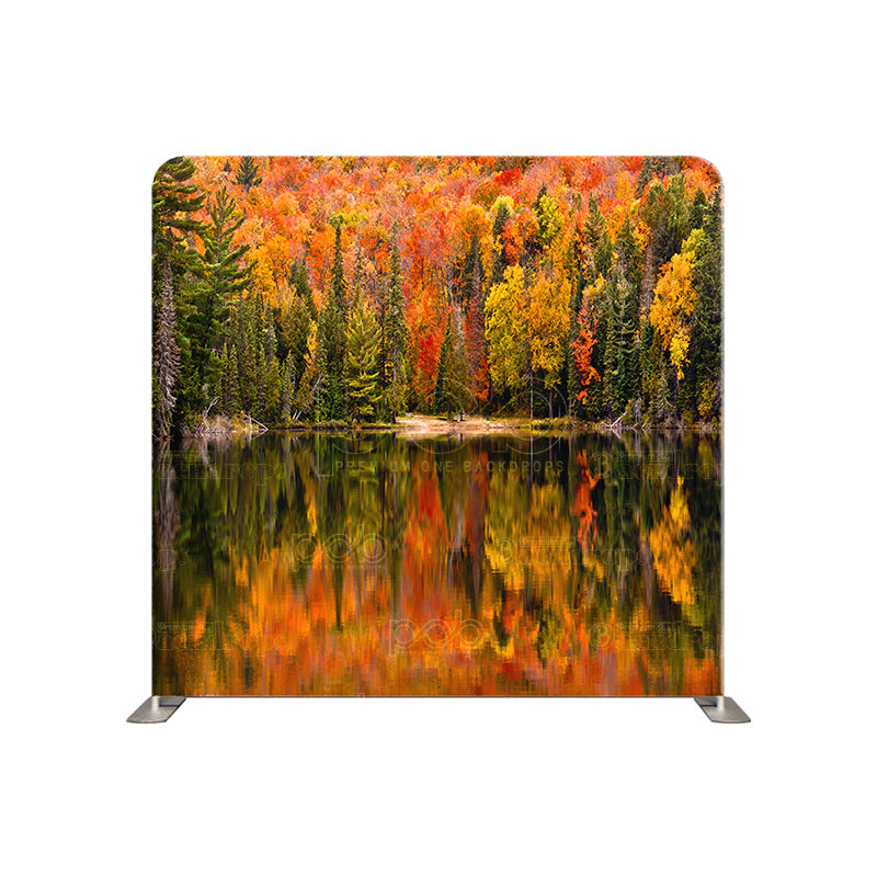 premium one pillowcover backdrops-Autumn Lake