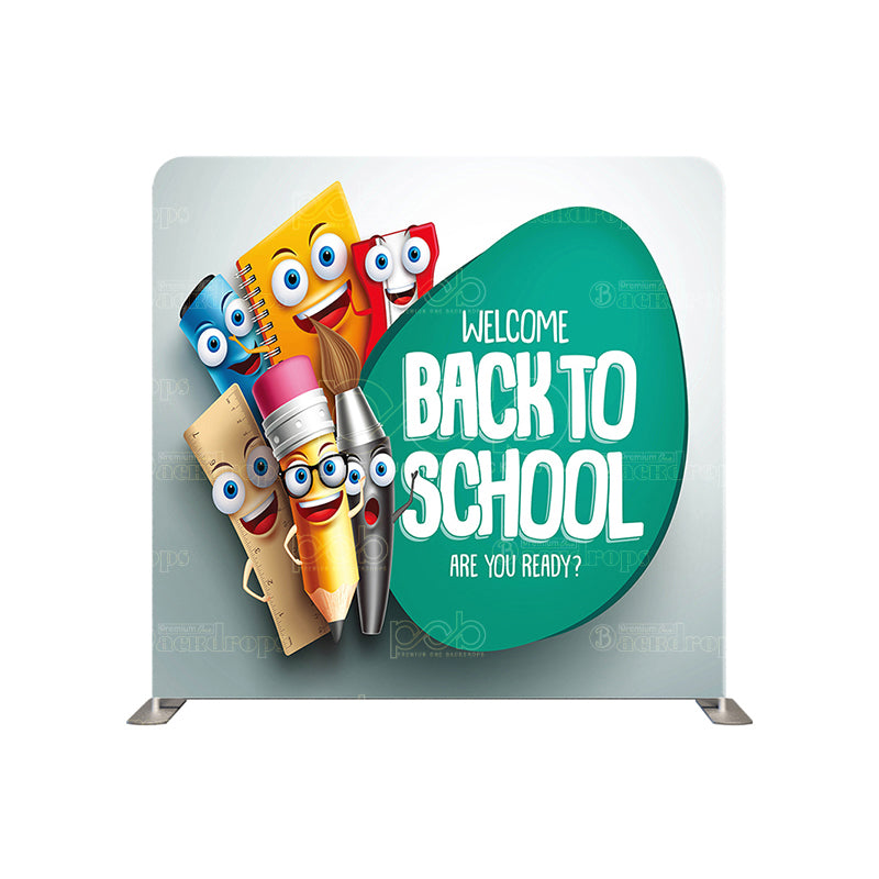 premium one pillowcover backdrops-Back to School